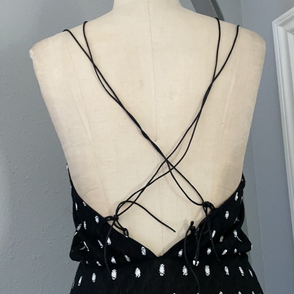 ROTATE by Birger Christensen Slip Dress with Slit - Picture 4 of 10